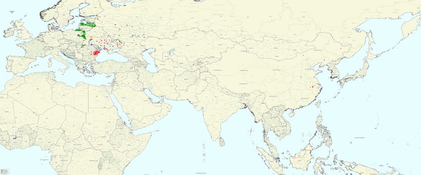 Situación actual de la PPA en Europa y Asia. OIE. 18-09-2018