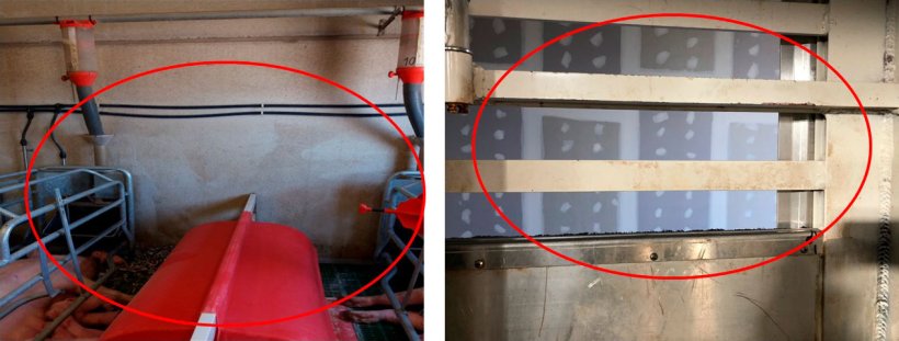 Foto 1: Comete-se o mesmo erro nos pavilh&otilde;es e no transporte: a m&aacute;quina &agrave; press&atilde;o tem que fazer todo o trabalho.
