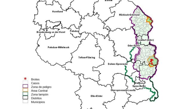 Übersicht der Restriktionszonen in Brandenburg