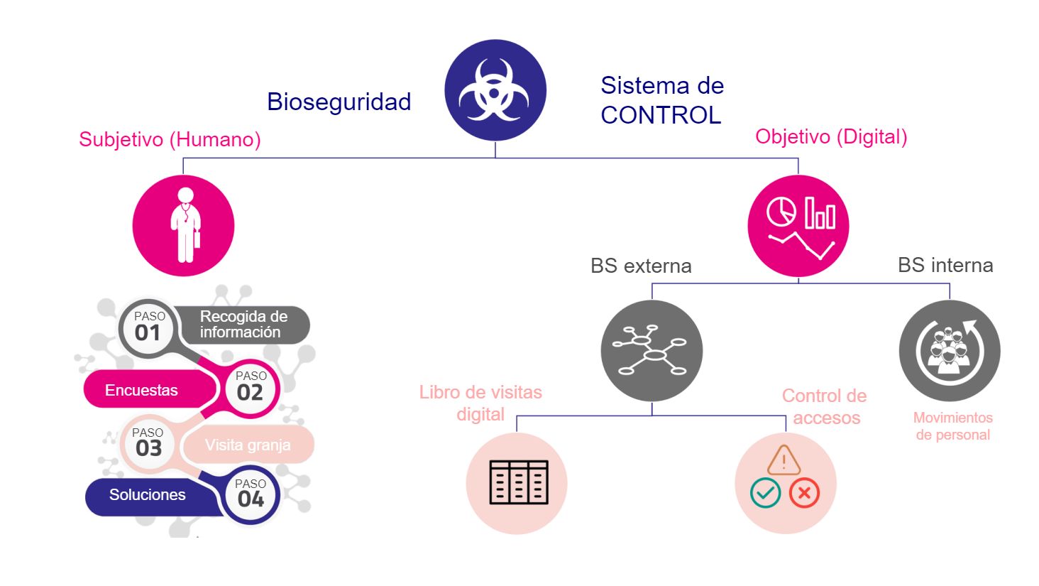 Figura 1. Sistema de controlo da biosseguran&ccedil;a