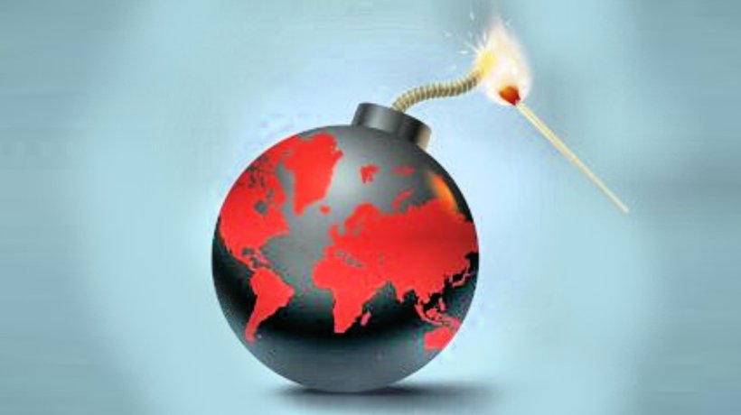 Imagem 1.&nbsp; A bomba rel&oacute;gio do PRRSV. &Eacute; apenas quest&atilde;o de tempo antes de que outras linhagens de PRRSV passem por etapas evolutivas mais patog&eacute;nicas.