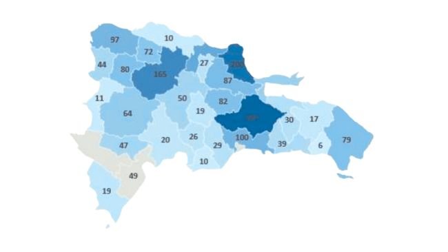 Gráfico 1. Mapa dos focos de PSA por provincia, Julho 2021 a Setembro de 2024