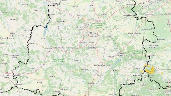 Primeiro caso de PSA num javali na província de Łódź. Fonte: Chefe de Inspeção Veterinária Chefe.