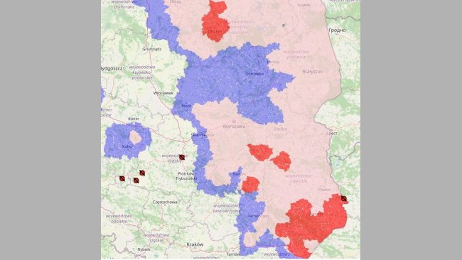 6ая и 7ая вспышки АЧС в Польще в текущем году