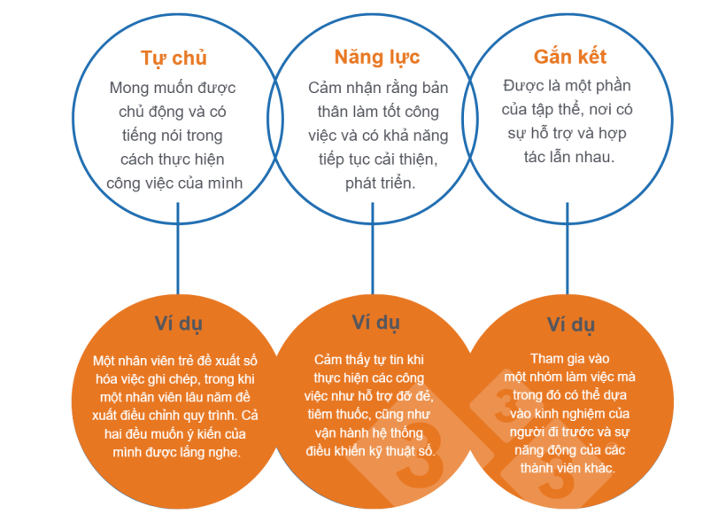 H&igrave;nh 1. Những nhu cầu chung của con người (Deci &amp; Ryan, 2000)
