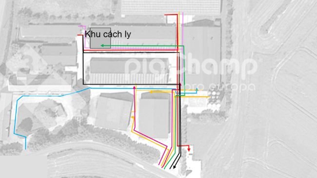 Hình 1. Lộ trình di chuyển lúc đầu.
