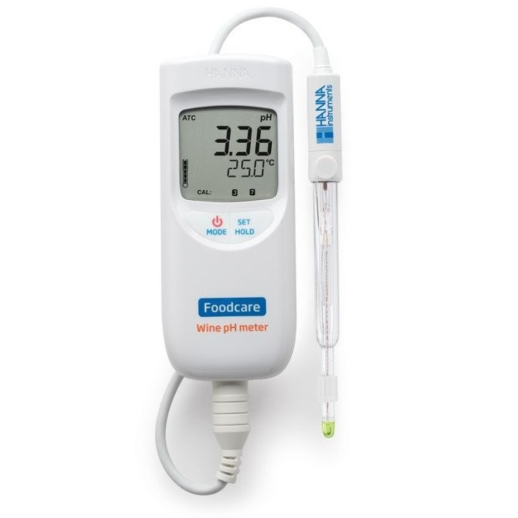 Hanna HI99111 Portable pH Meter with Electrode for Difficult Samples FC10483