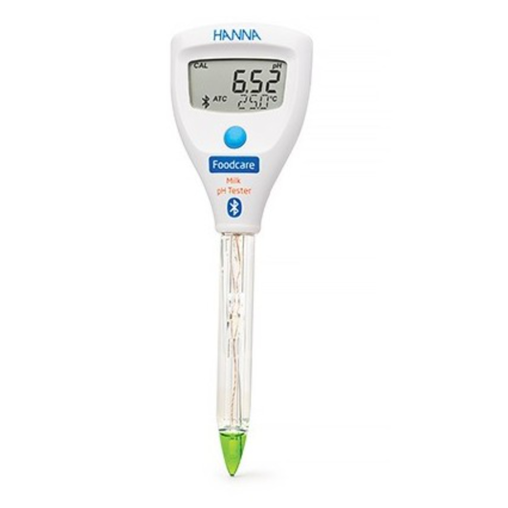 Hanna HI9810342 HALO2 Smart pH Tester for Food, Conical Tip and Glass Body