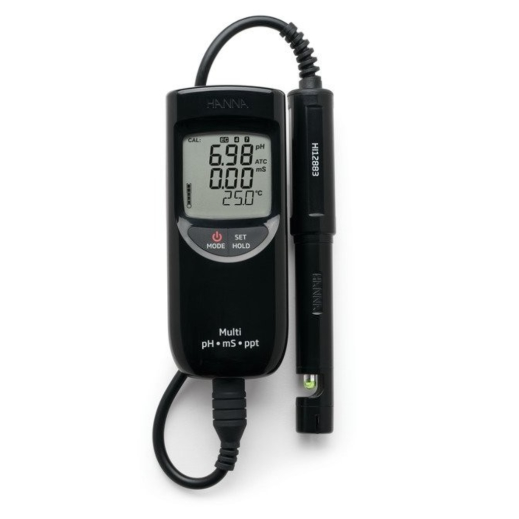 Hanna HI991301 Series 99 Multiparameter Meter, pH and EC up to 20 mS