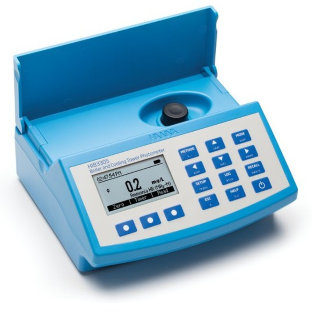 Hanna HI83305-02 Multiparameter Photometer and pH Meter for Boilers and Cooling Towers (230V)