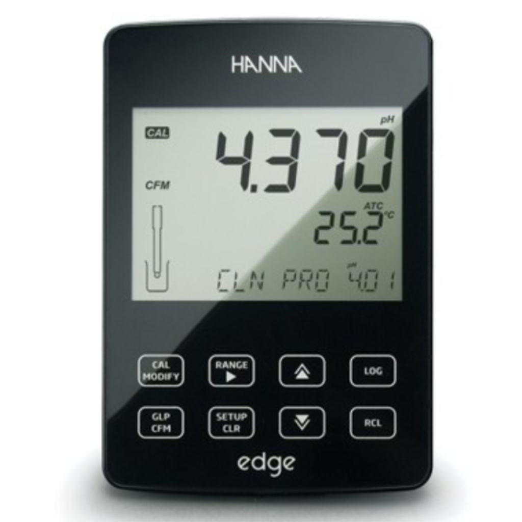 Hanna HI2020-02 EDGE Multiparameter pH meter with EC and DO measurement capabilities