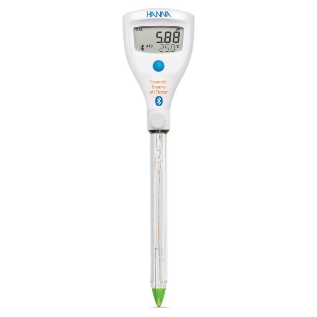 Hanna HI9810432 HALO2 Smart pH tester do kosmetyków ze stożkową końcówką i potrójnym złączem ceramic
