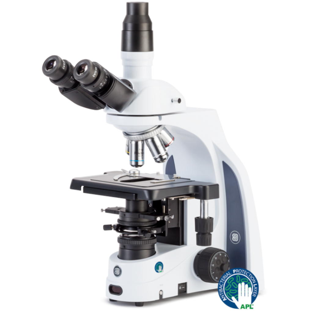 Microscopio Euromex iScope para estudio de Asbesto