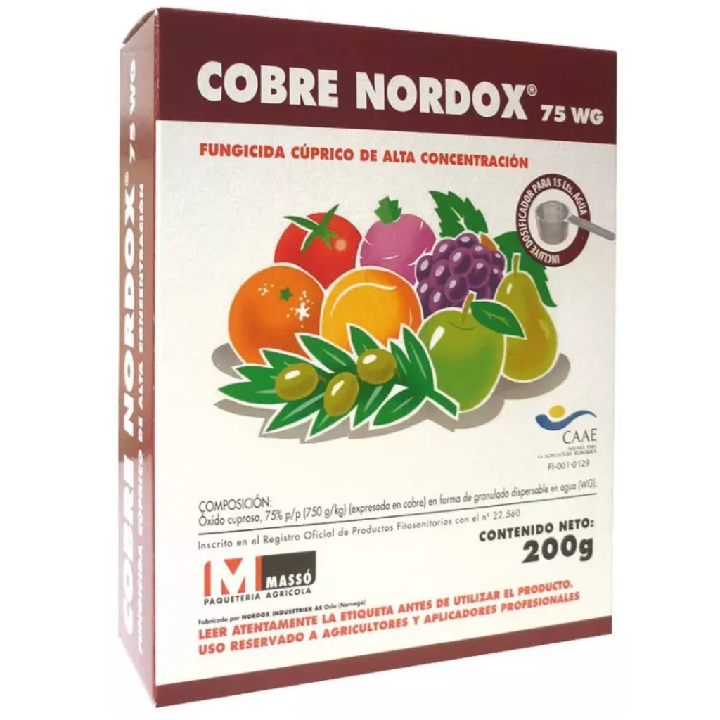 Fungicida Massó Cobre Nordox 75 WG 200 g
