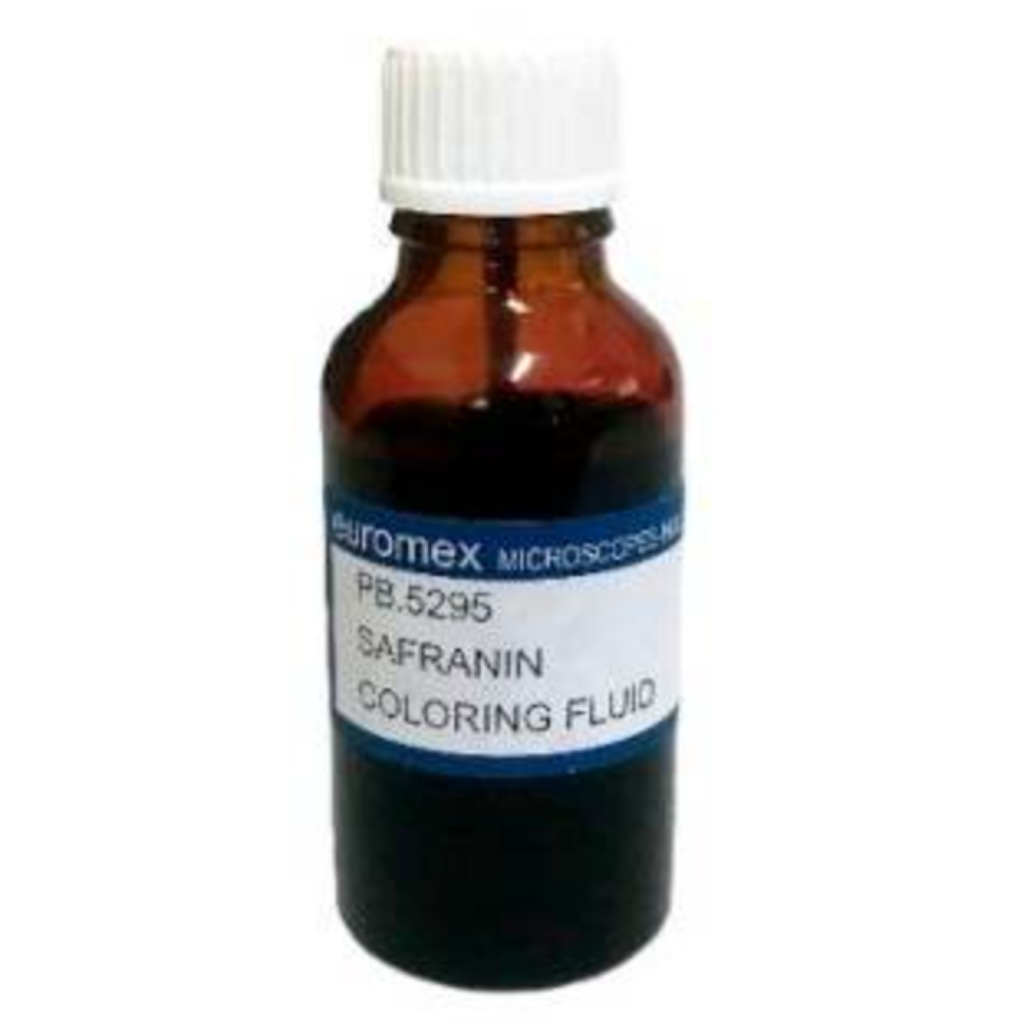 Euromex Safranine colorante para núcleo y paredes de celulosa 25 ml