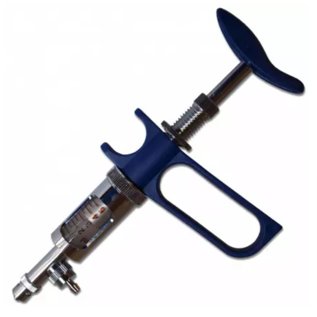 Seringa Socorex de 5 ml com tubo e agulha de sucção, graduações de 0,5 ml