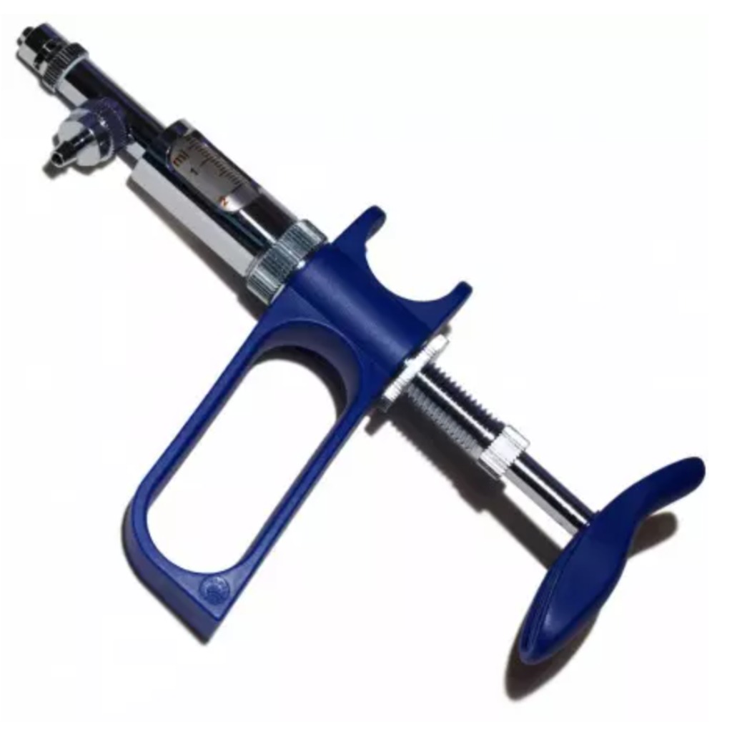 Seringa Socorex de 2 ml com tubo e agulha de sucção, graduações de 0,1 ml