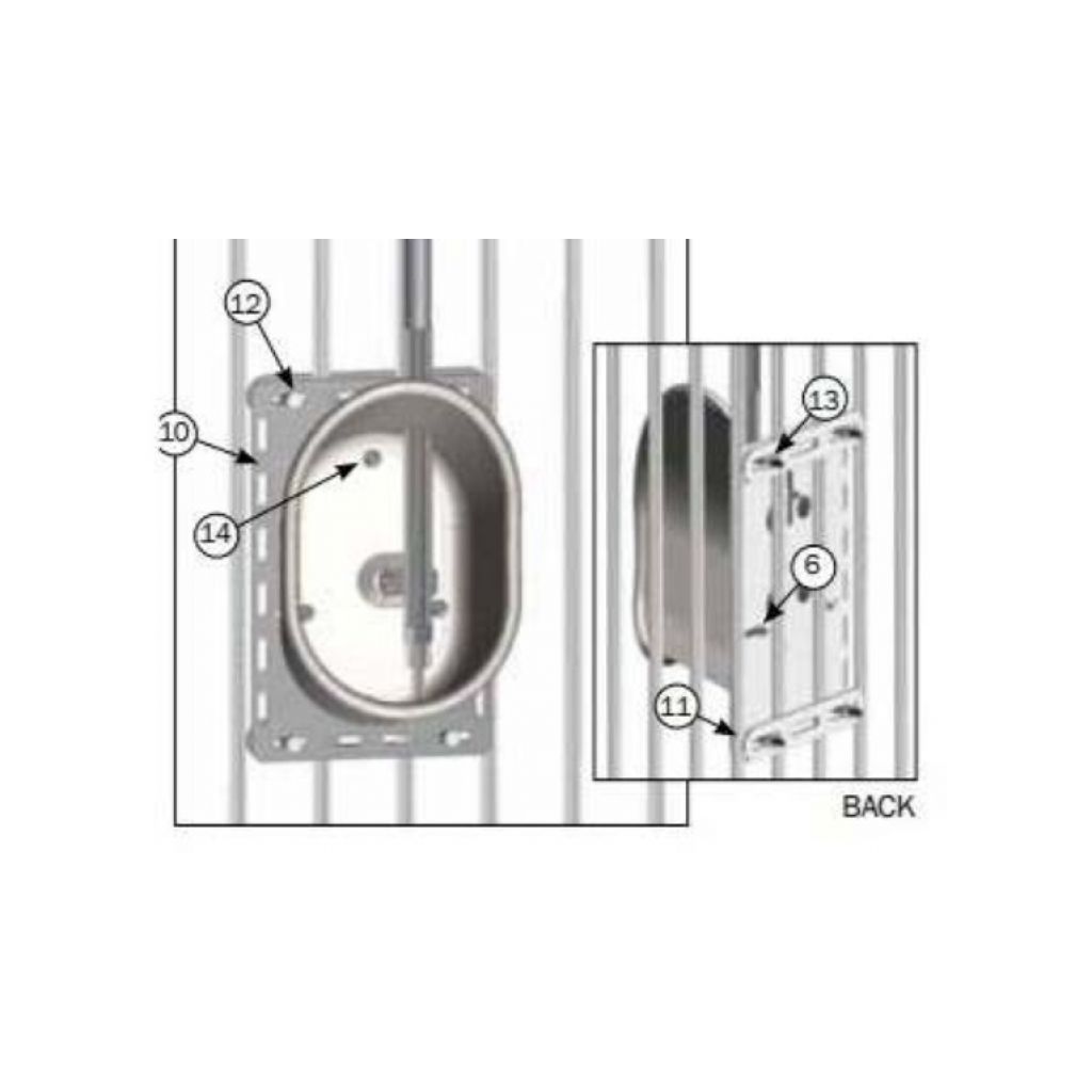 Kit de montagem para bebedouros individuais Drik-O-Mat e Multi-Drinker em bares