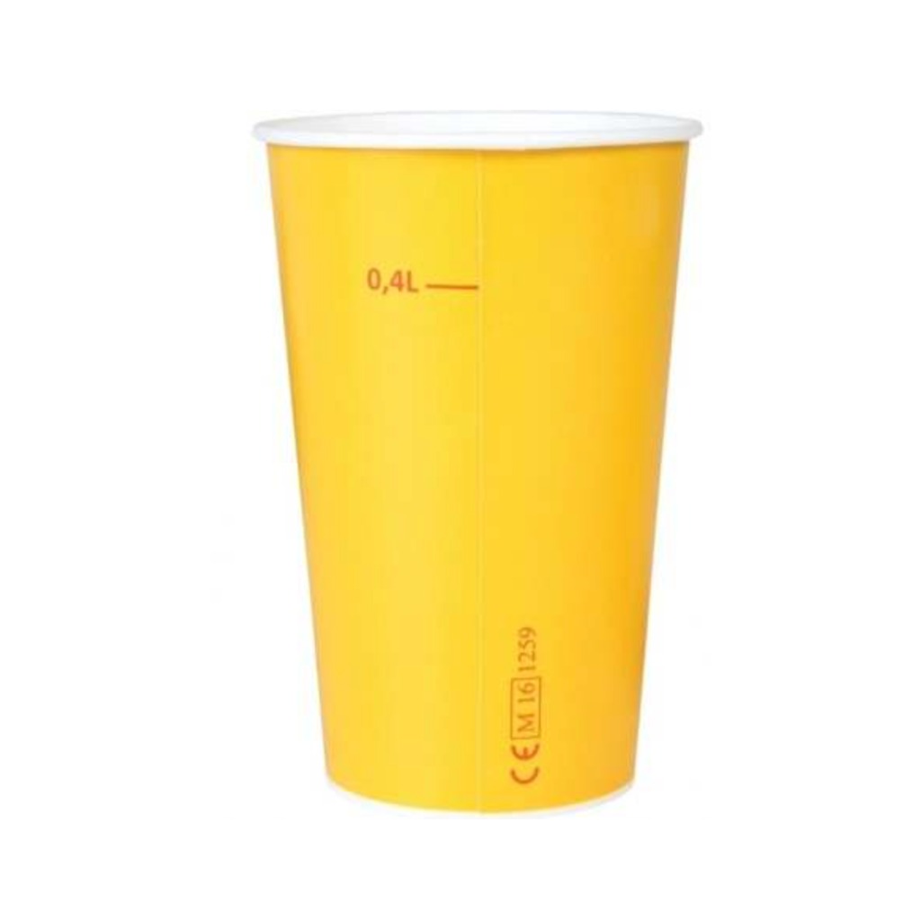 Copos descartáveis de 400 ml para coleta de sêmen
