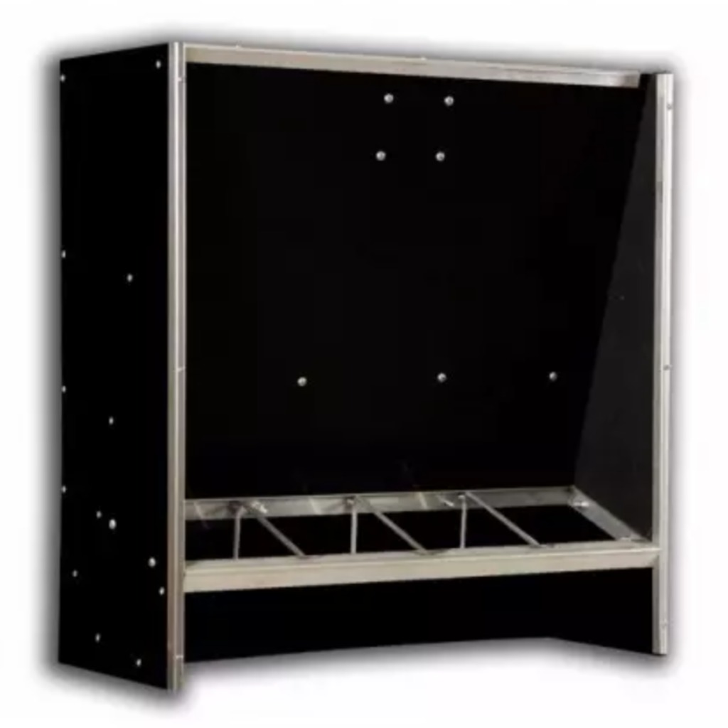 Trémie FM en polyéthylène à 5 bouches simples pour porcelets sevrés, 105 L