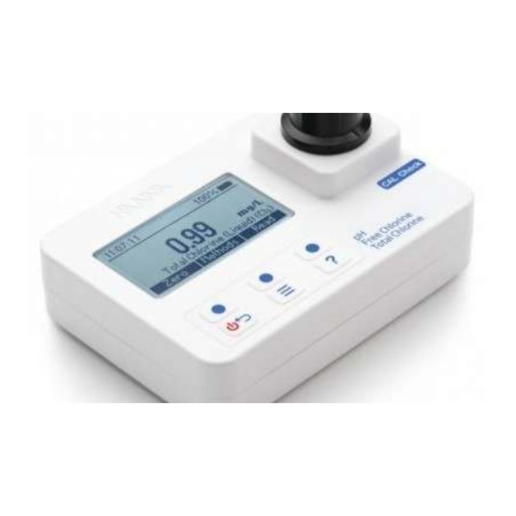 Fotômetro portátil Cloro livre, total e pH (0,00 a 5,00 mg/L 6,5 a 8.