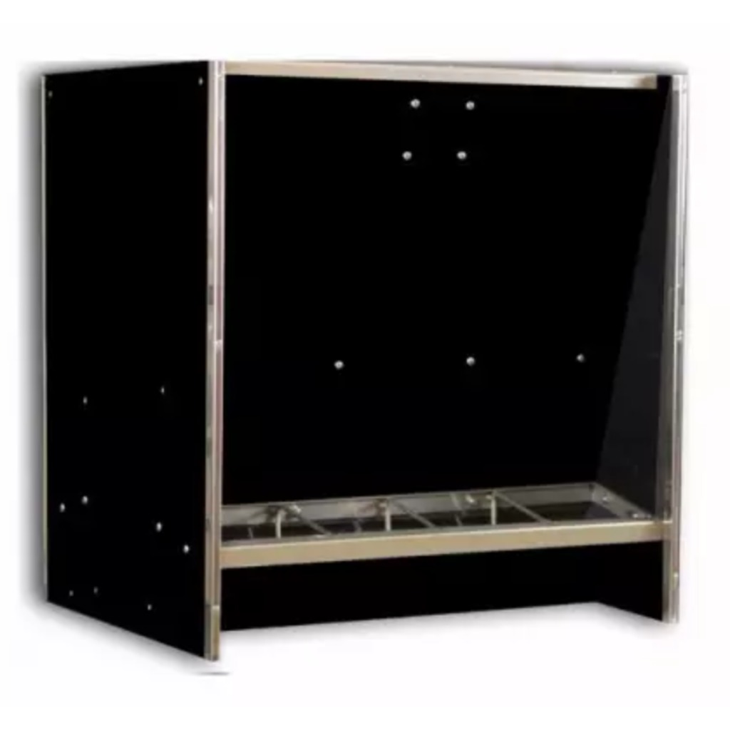 Tremonha de polietileno FM com 4 bocas duplas para leitões desmamados, 169 L