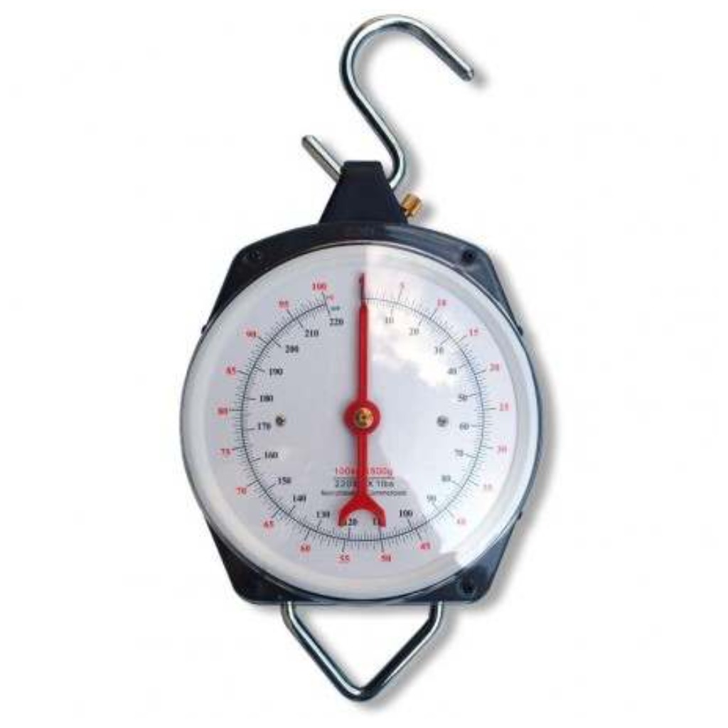 Dinamômetro de 100 kg com graduação de 500 g