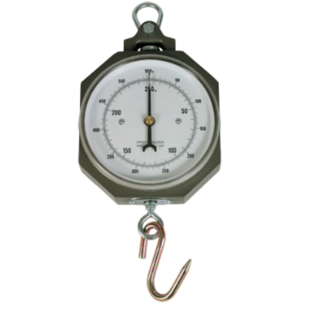 Dinamômetro 250 kg com graduação de 1000 g