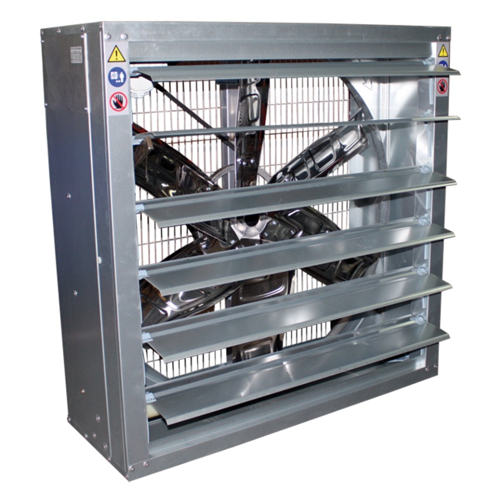 Casals HJB high-flow wall-mounted fan for farms, transmission
