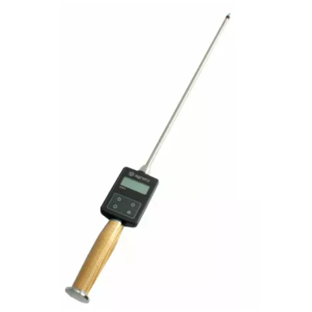 Medidor de umidade AGRETO HFM II para fardos de feno/palha de 50 cm