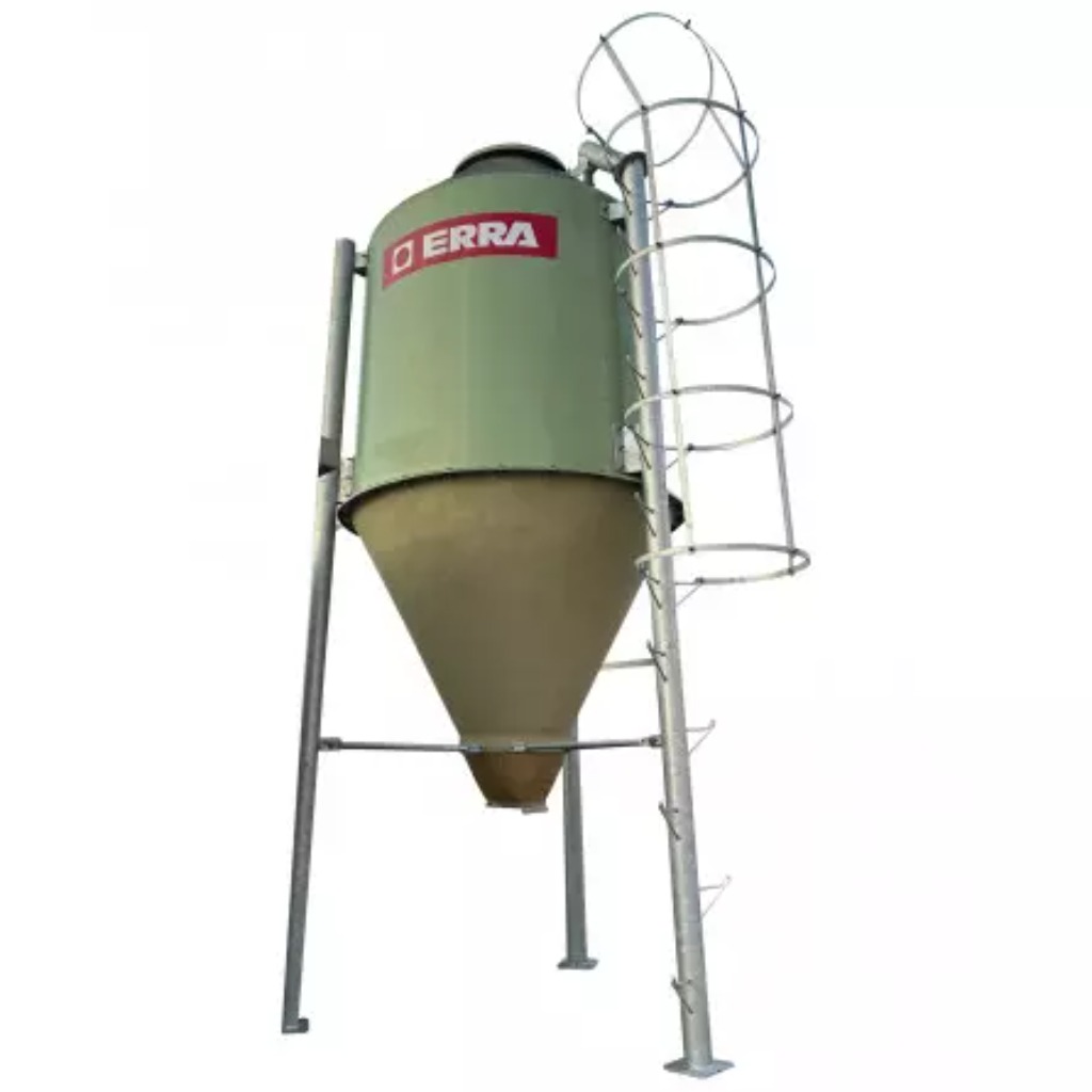 Silo de poliéster verde de 2500 kg
