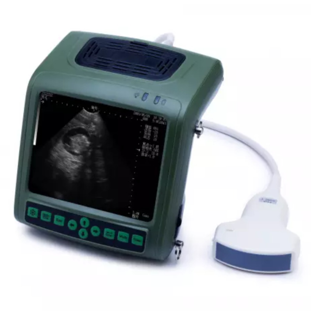 Máquina de ultrassom com sonda convexa Kaixin ES8 de 3,5 MHz