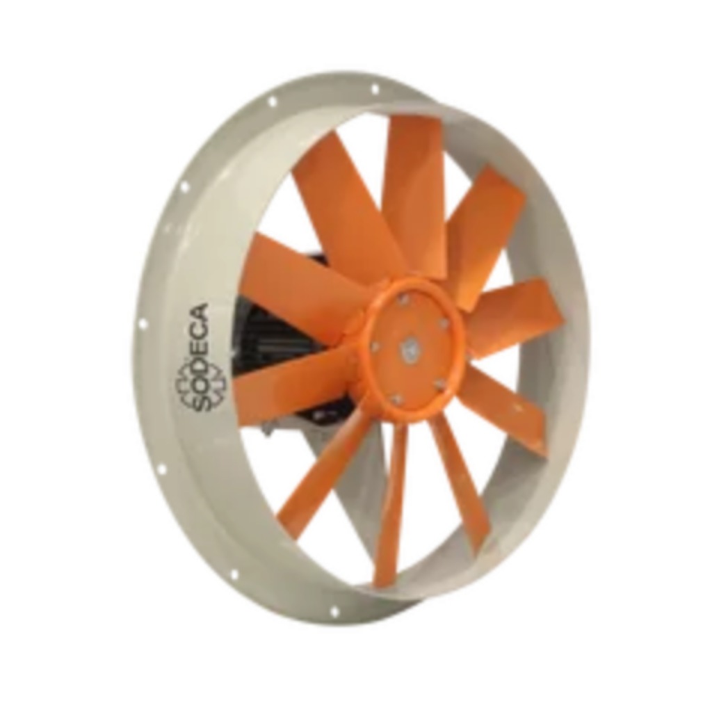 Sodeca HCH Ventilador helicoidales murales trifásicos gran robustez 