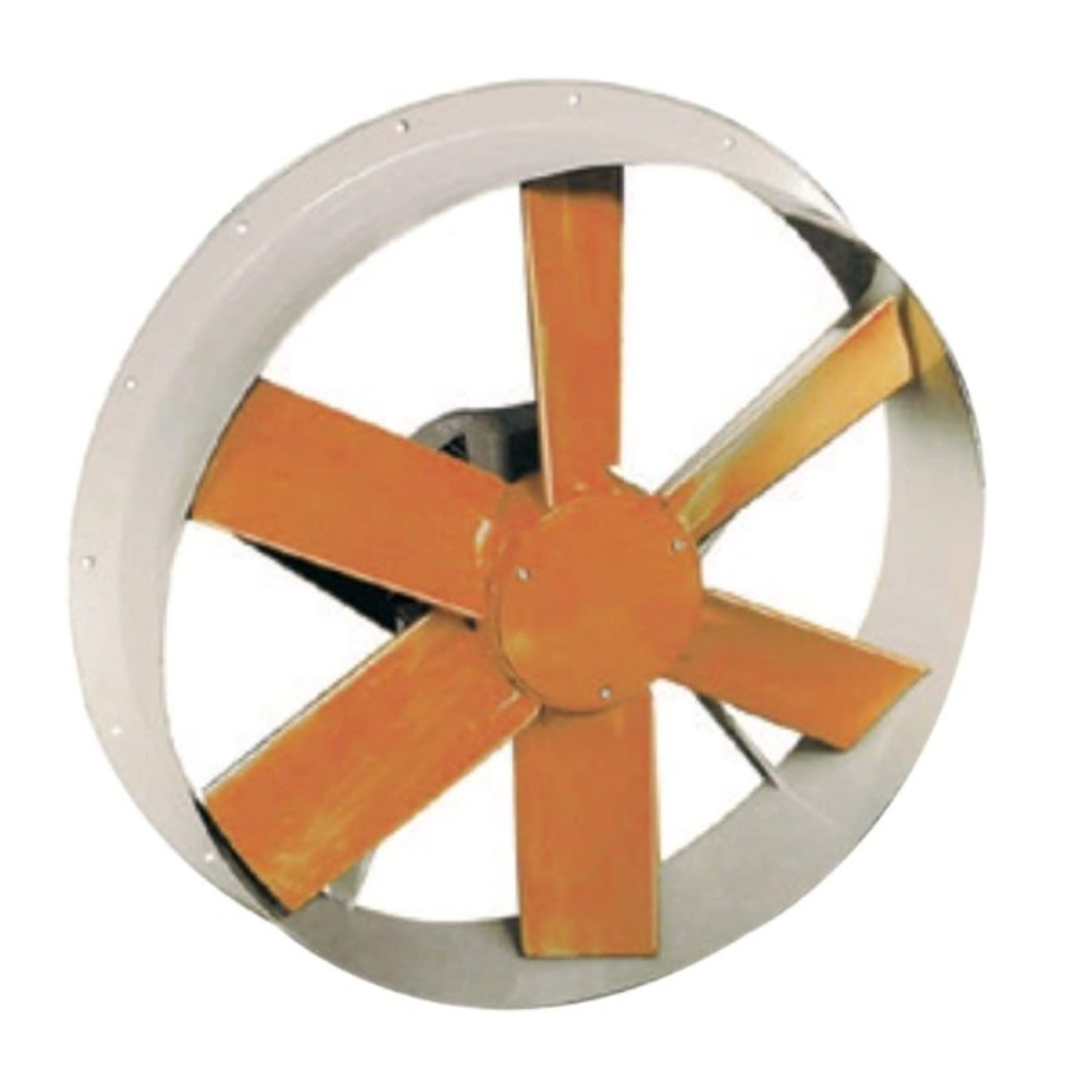 Ventilador SODECA HCH helicoidal mural monofásico de gran robustez