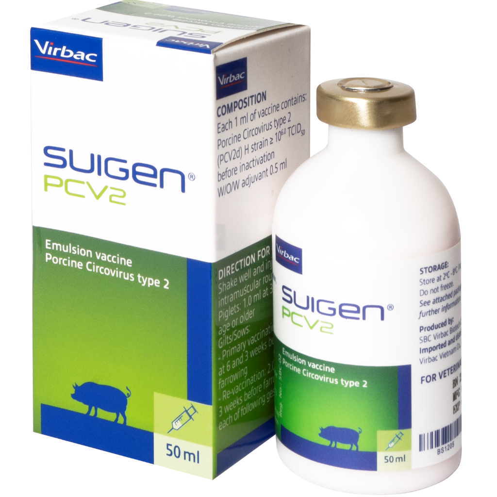 Vaccine phòng bệnh do virus Circo type 2 trên heo | SUIGEN® PCV2
