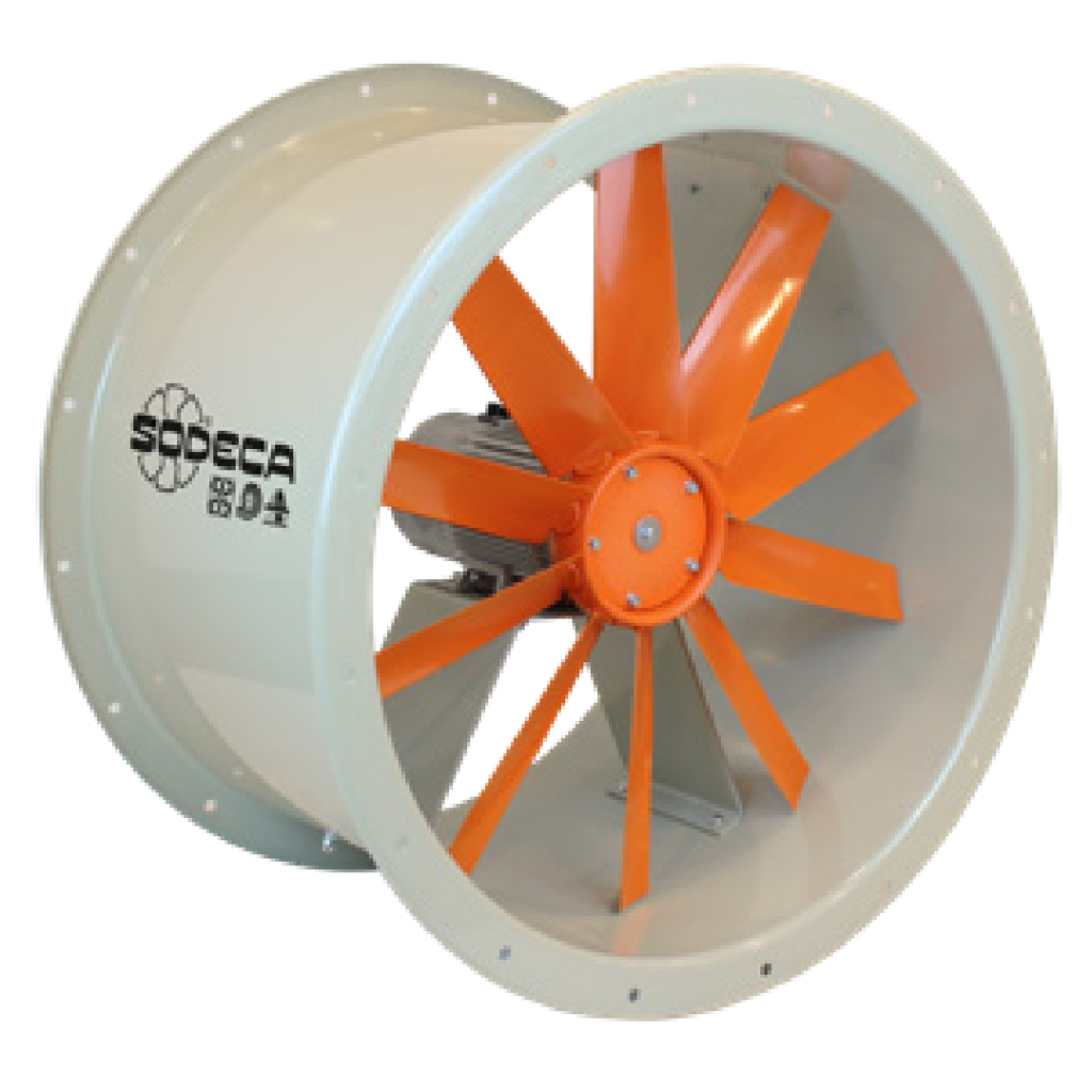 Ventiladores helicoidales Sodeca HCT/EC