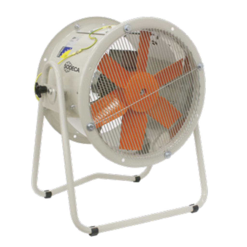 Sodeca HTM/ATEX Extractor tubular móvil atmósferas Explosivas ATEX