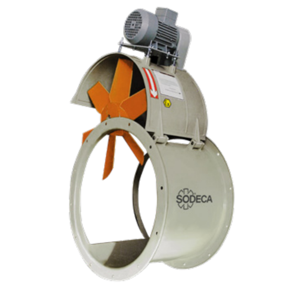 Sodeca HPX/ATEX Extractor helicoidal atmósferas Explosivas ATEX