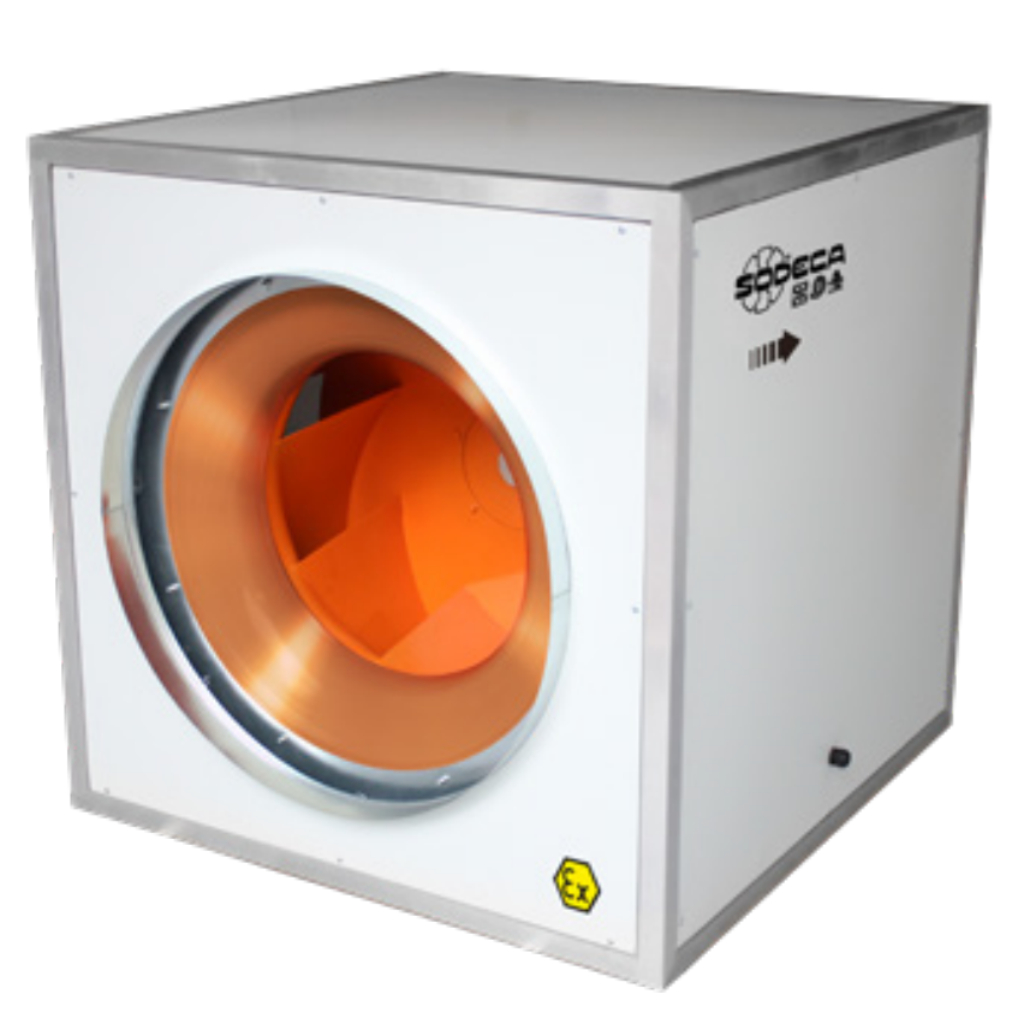 Sodeca CJPF/ATEX Unidades de ventilación de gran caudal atmósferas Explosivas ATEX