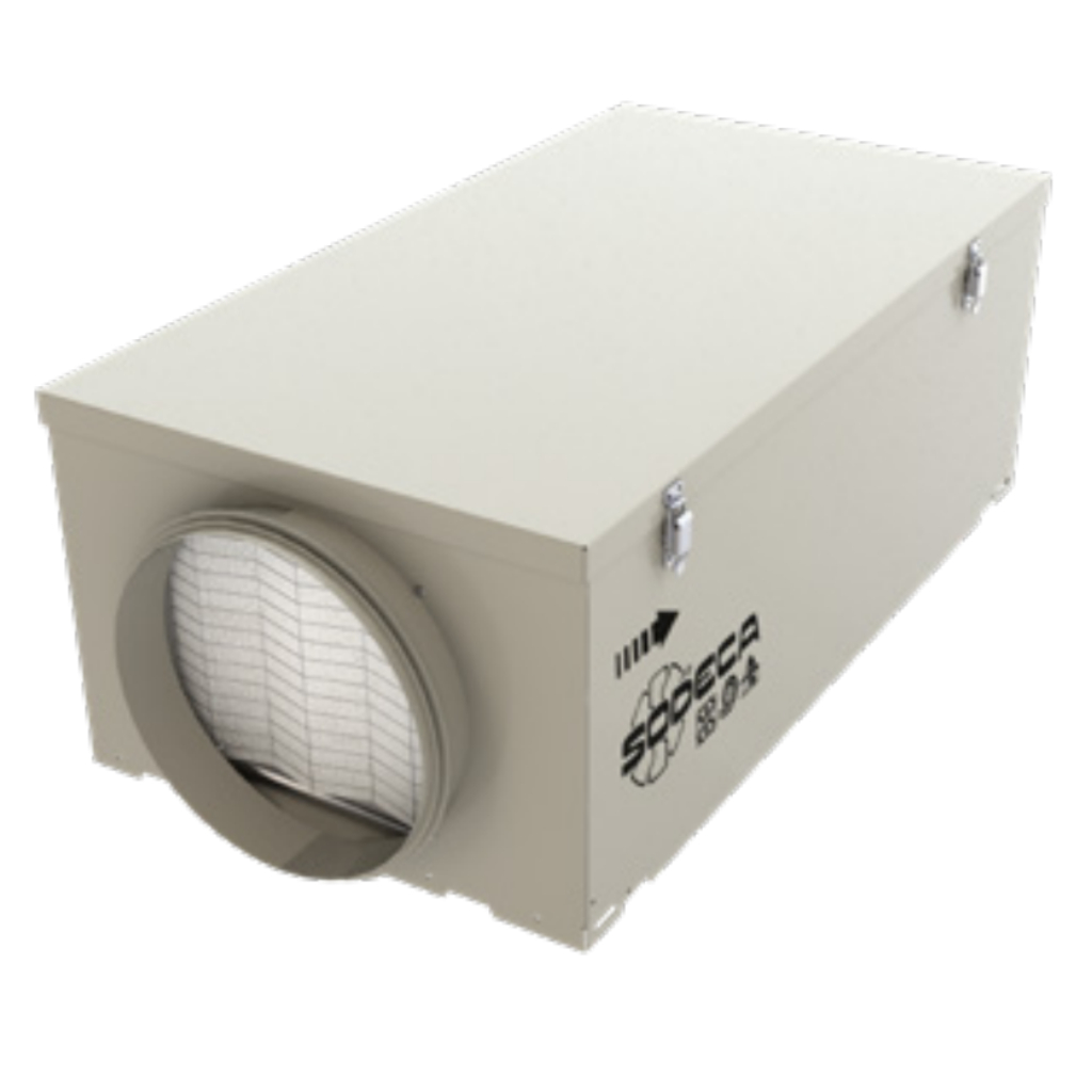 Sodeca  SV/FILTER Extractor en línea para docunductos bajo nivel sonoro