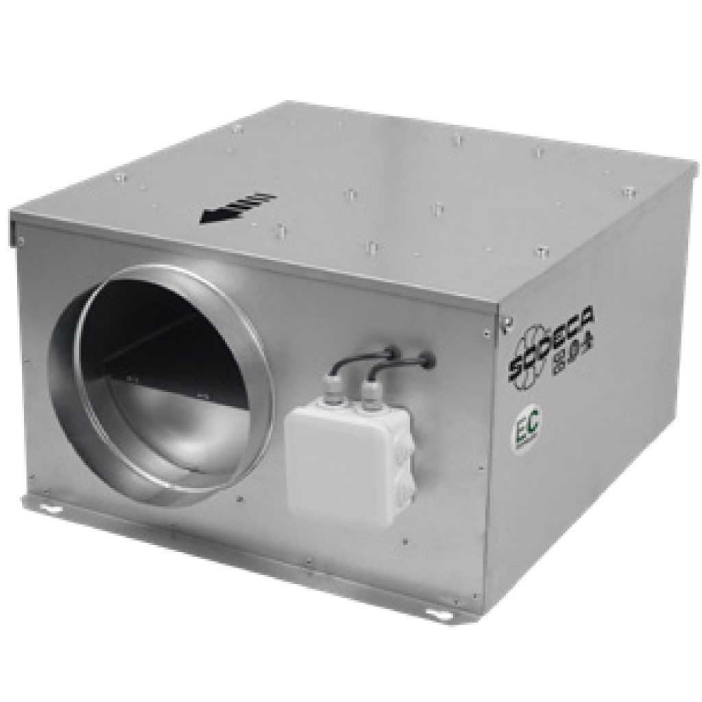 Sodeca SVE/PLUS/EW Extractor en línea aislante acústico