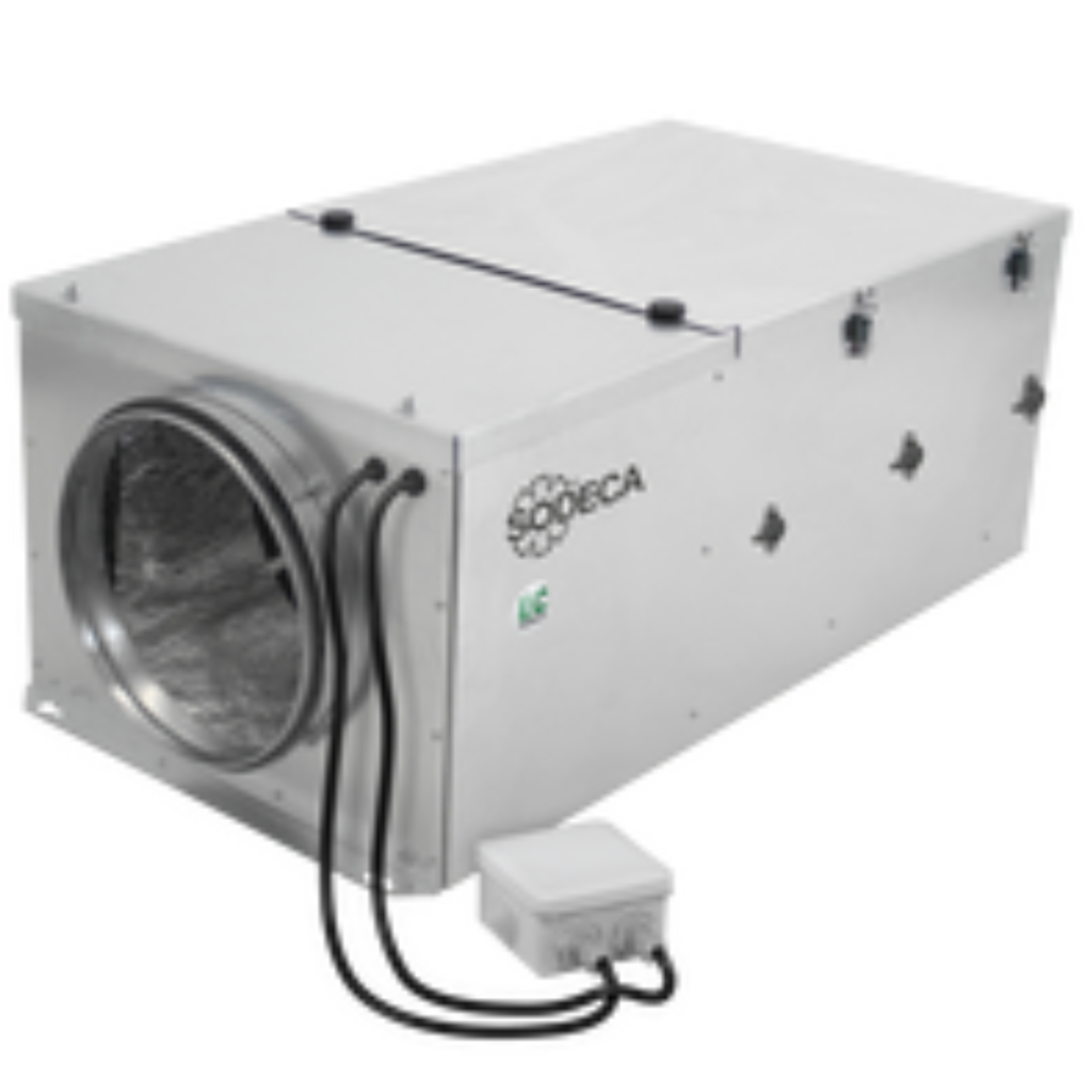 Sodeca SV/FILTER/EC Unidad de filtración para conductos circulares