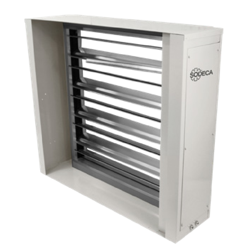 Sodeca DAMPER BOX Compuerta motorizada con detector óptico de humo