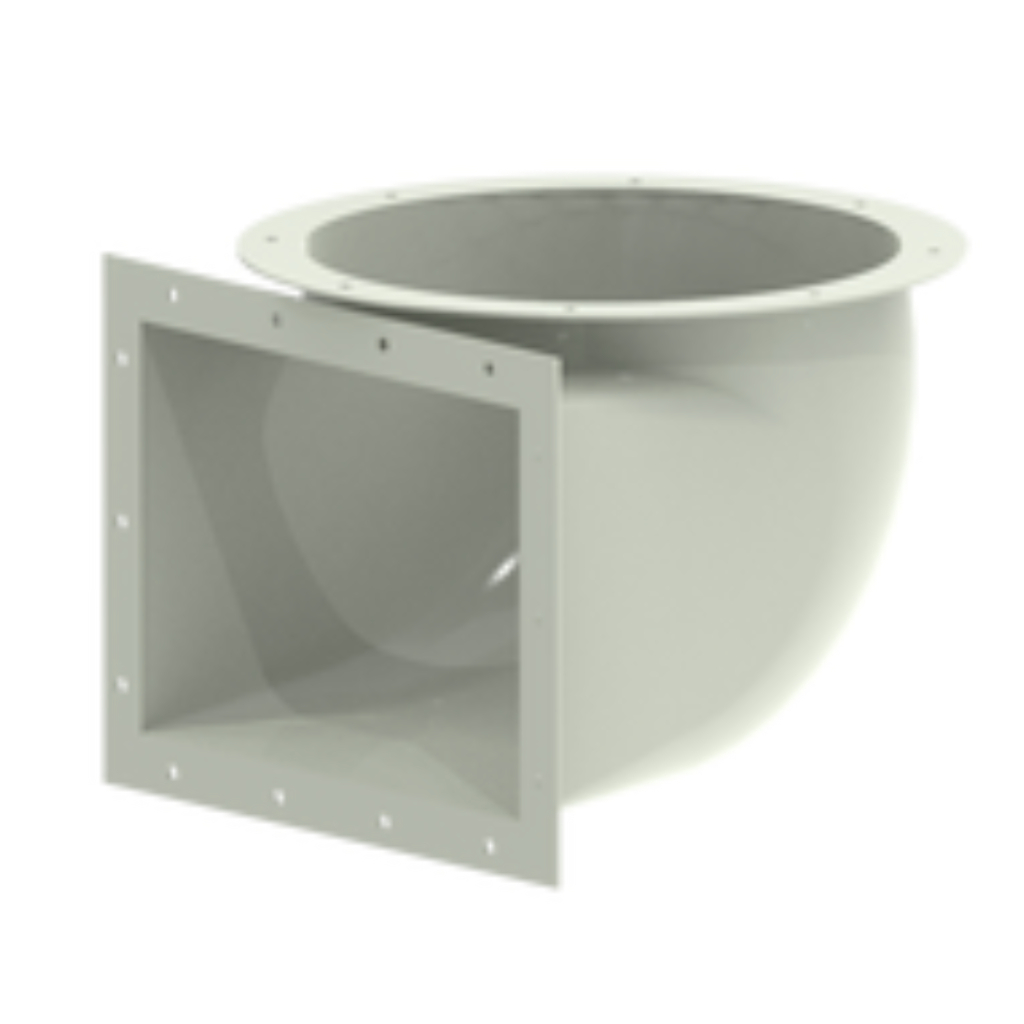 Sodeca BIC/90 conversión de rectangular a circular