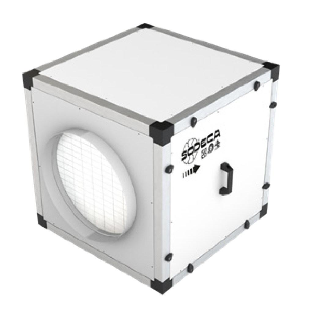 Sodeca CJK/FILTER/EC Unidad purificador de aire para conductos circulares