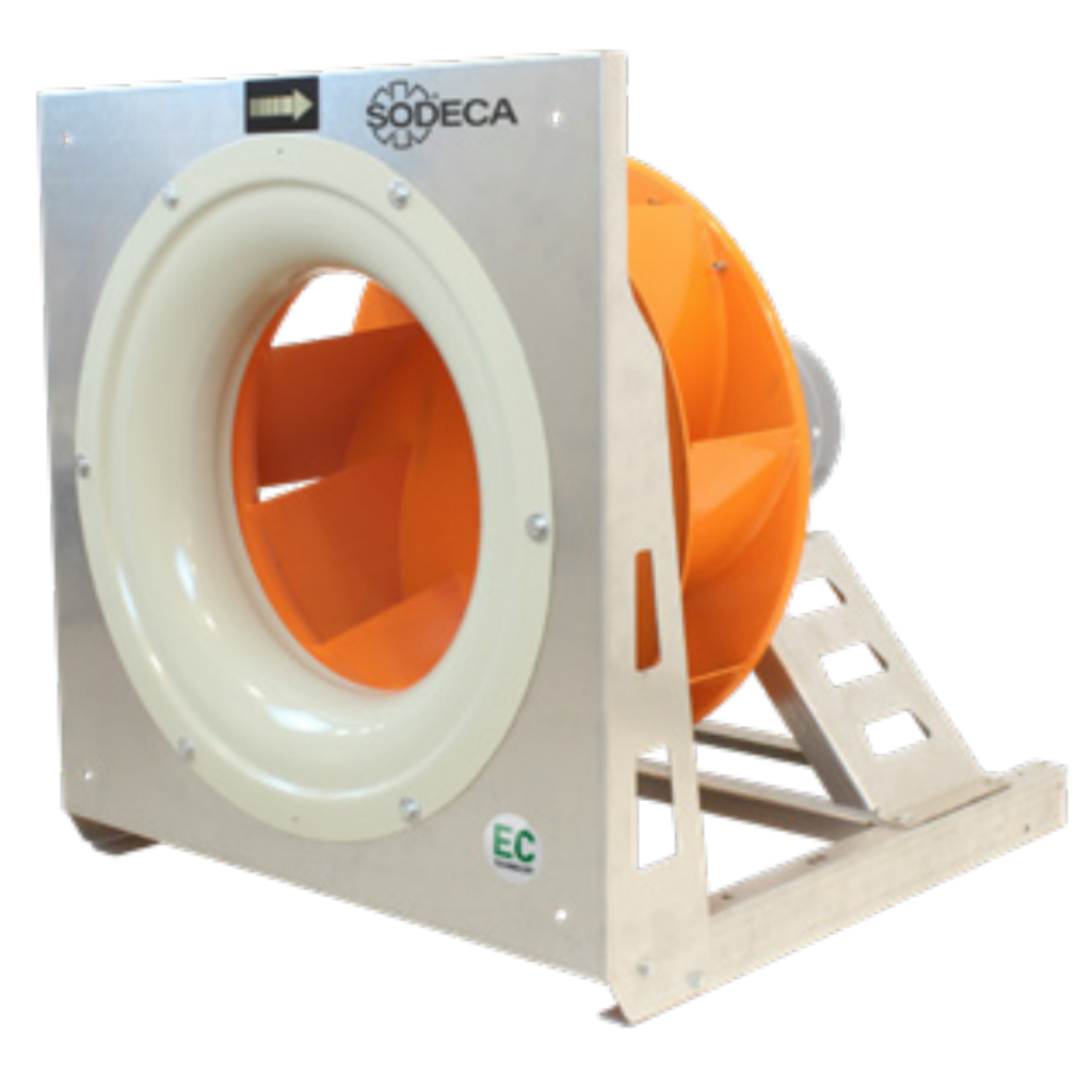 Sodeca PF/EC Ventilador centrífugo de alta eficiencia tipo Plug Fan