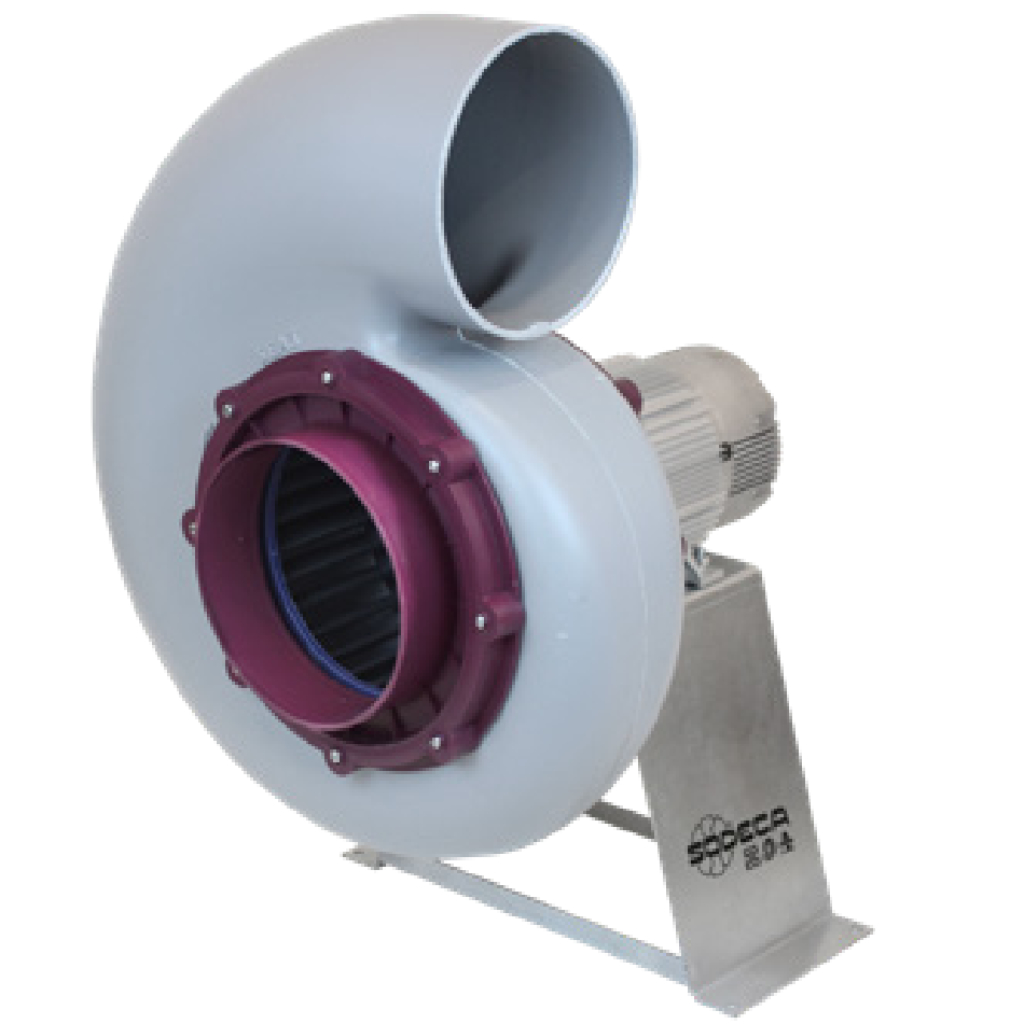 Sodeca CPV/EC Ventilador centrífugo anticorrosivo de simple aspiración polipropileno