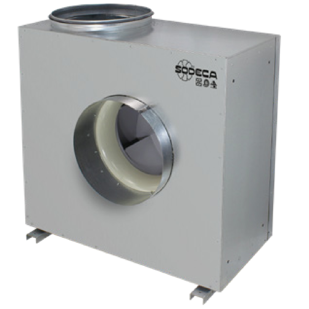 Sodeca CKDR/EC extracctor con puerta de gran dimensión y aislamiento acústico 40mm