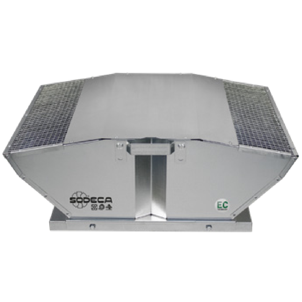 Sodeca CRF/EW Extractor centrífugo de tejado, con bajo nivel sonoro