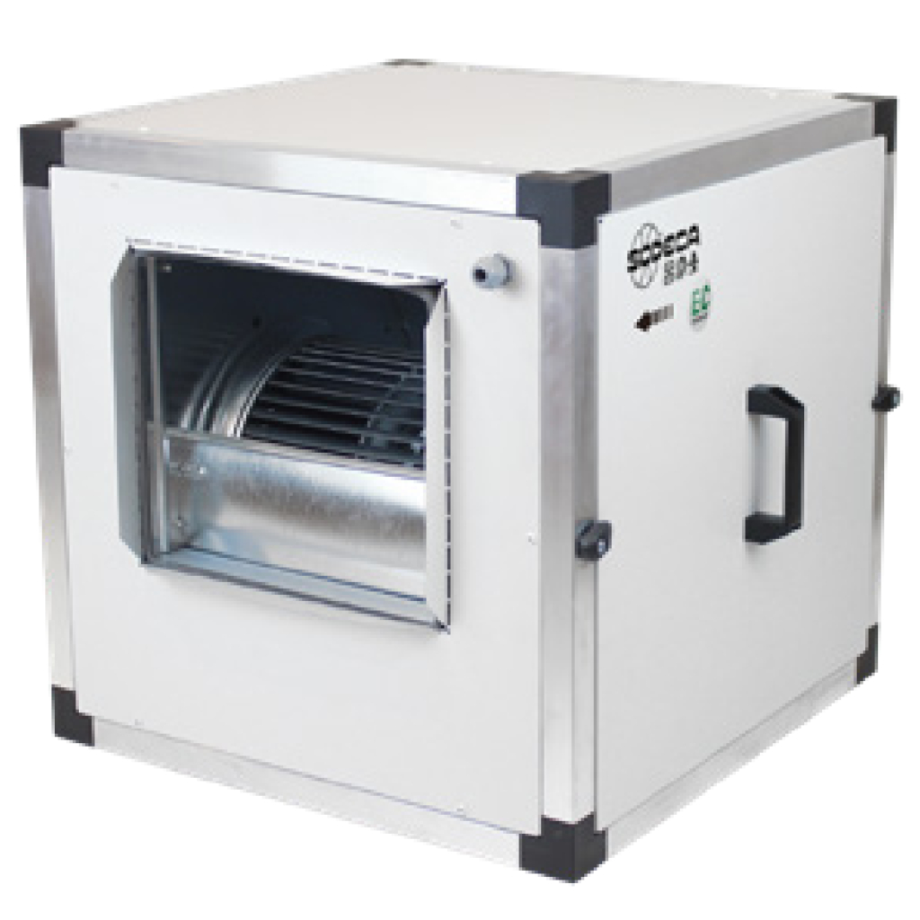 Sodeca CJBD/EC/ALS Ventilador con perfilería de aluminio, doble pared de aislamiento y motor EC